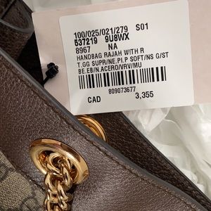 Large GG Supreme Rajah Tote for sale!